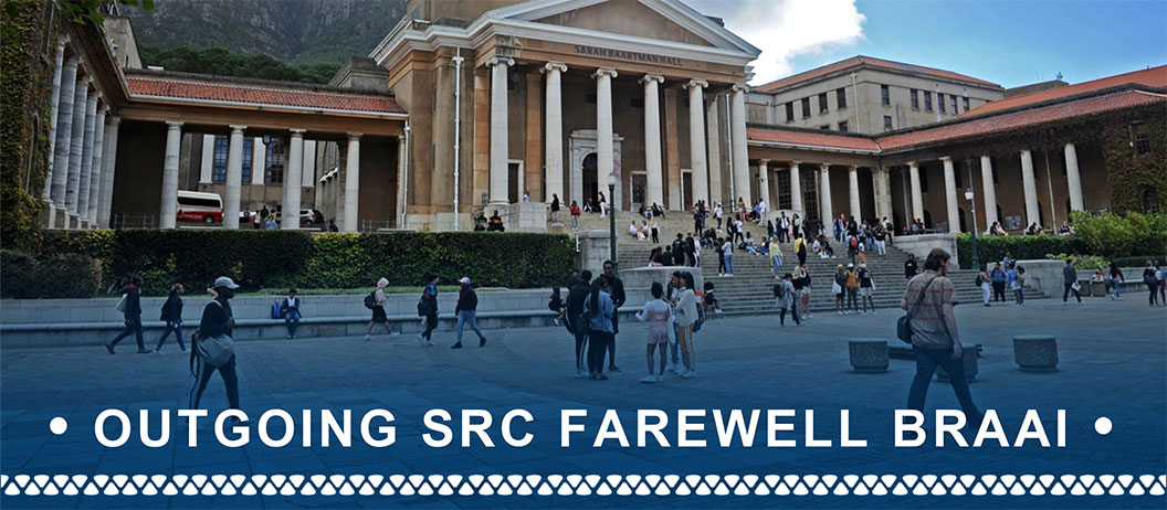 UCT 2022/23 Outgoing SRC Farewell page banner