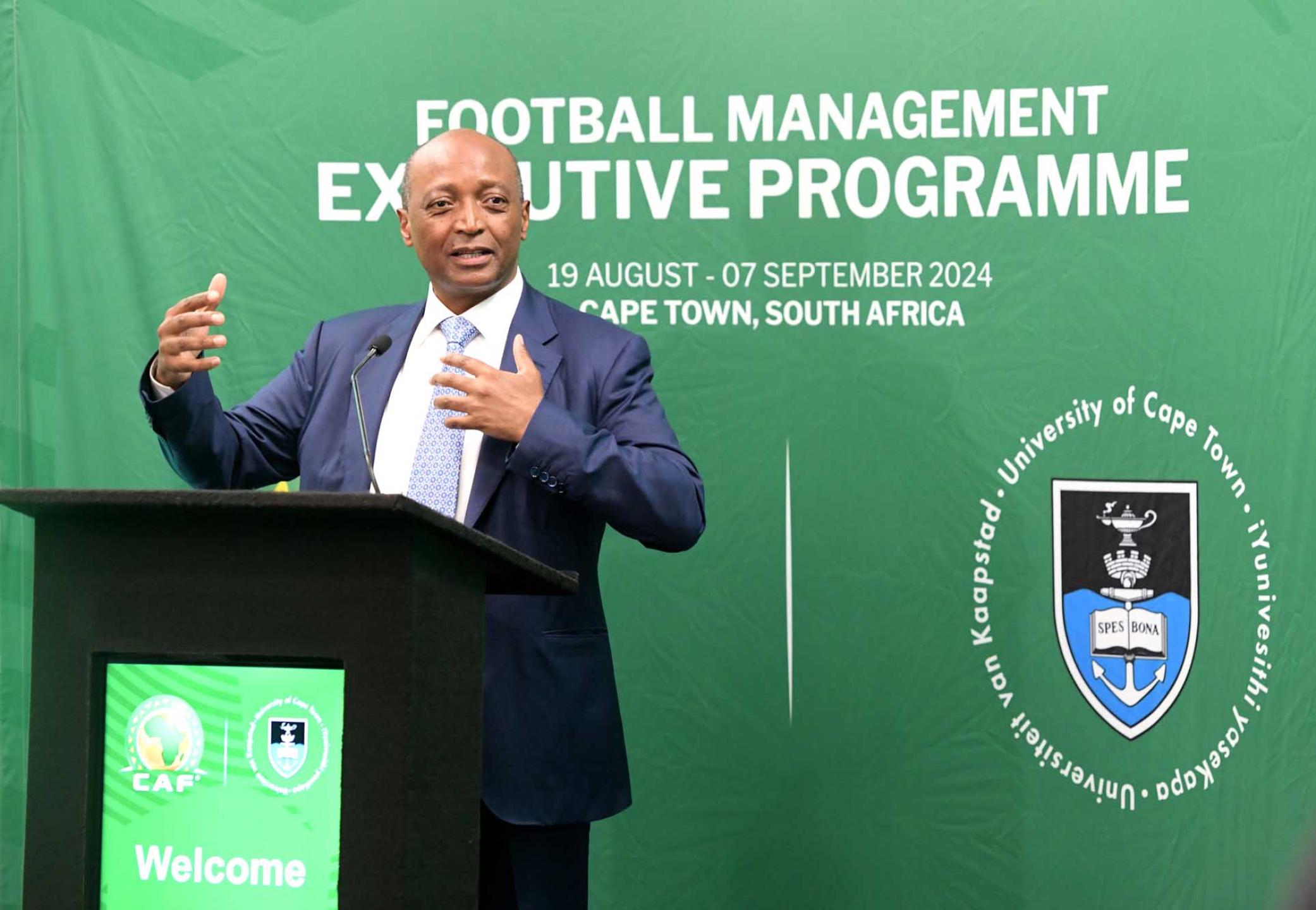 ‘Forward thinking’ UCT, CAF executive programme takes flight