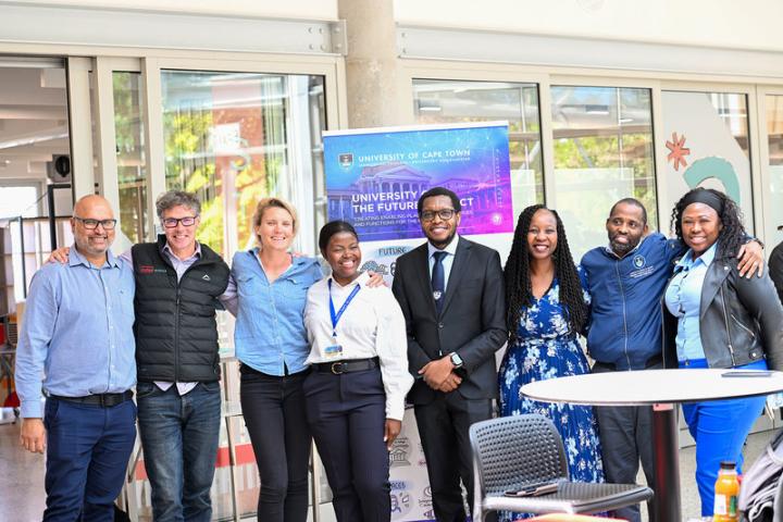 UoF pre-exhibition with steering committee members