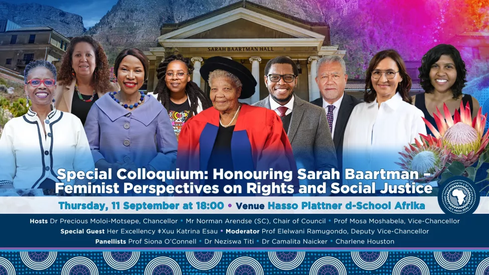 Sarah Baartman Hall - Special Colloquium