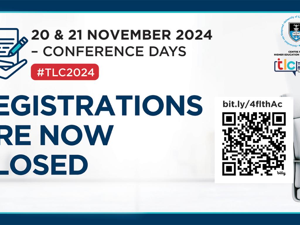 2024 UCT Teaching and Learning Conference - Registrations now closed